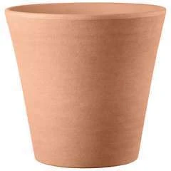 Vase Conico Primitivo White en terre cuite Ø 43 x H. 41cm