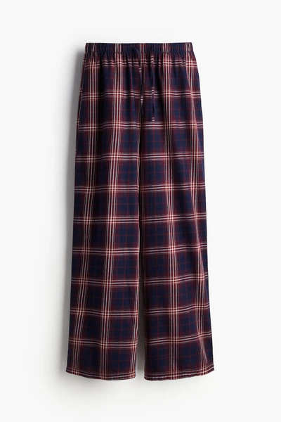 Pantalon de pyjama en flanelle de coton