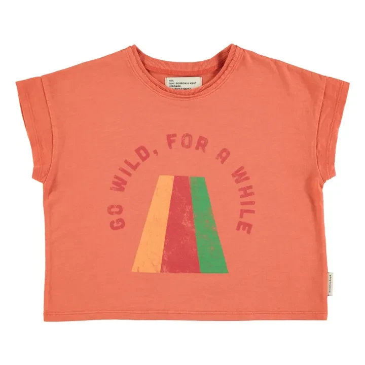T-Shirt Go Wild Go For A While | Orange sanguine