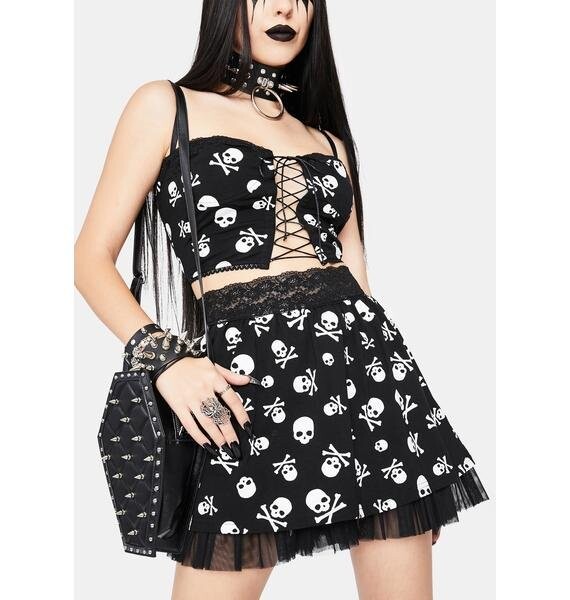 Mistress Of Macabre Mini Skirt