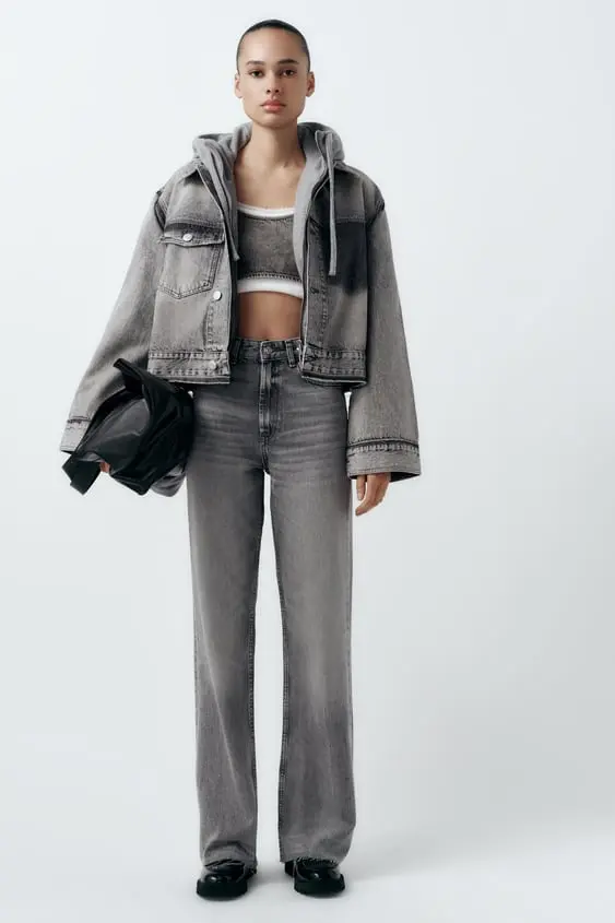 JEAN TRF COUPE LARGE TAILLE HAUTE