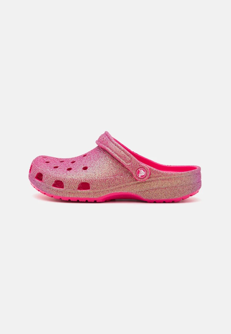 CLASSIC IRIDESCENT GLITTER UNISEX - Mules - dragon fruit