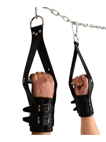 Menottes suspension cuir luxe