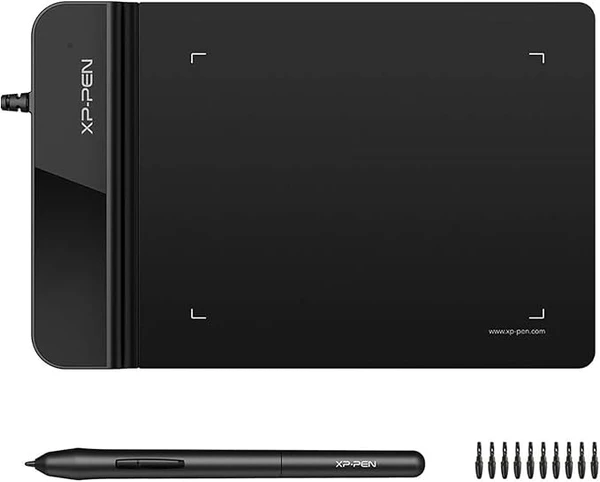 XP-Pen G430S Tablette Graphique Taille 4x3 Pouces Stylet 8192 Niveaux pour OSU! Dessin et Signature Electronique