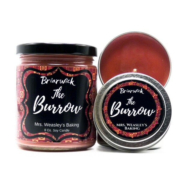 The Burrow Candle- Wizard Inspired- Soy Vegan Candle