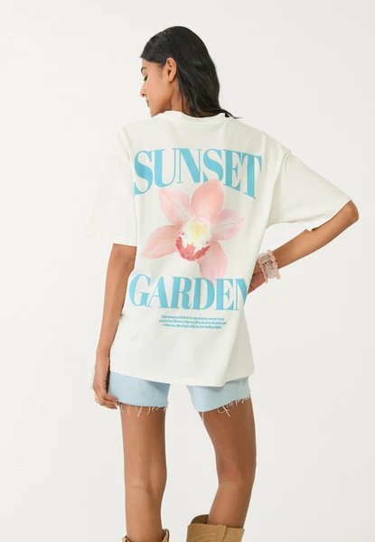 T-shirt imprimé - beige