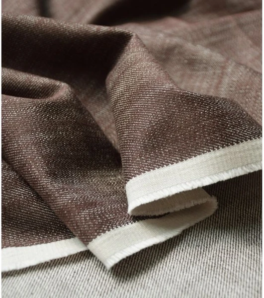 Tissu Jean souple - Chocolat Singulière par Cousette