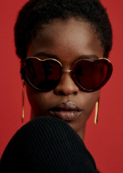 Lunettes de soleil Fiona - Ecailles et Doré - Acétate - Sézane