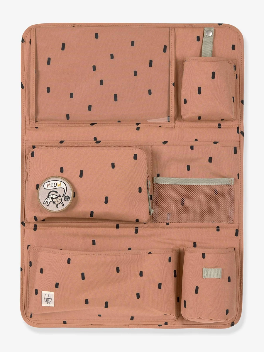 Organisateur de voiture LÄSSIG happy prints caramel - Lassig
