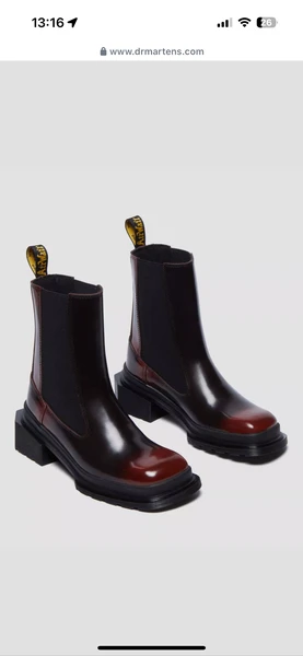 CHELSEA BOOTS EN CUIR MAYBOLE À BOUT CARRÉ