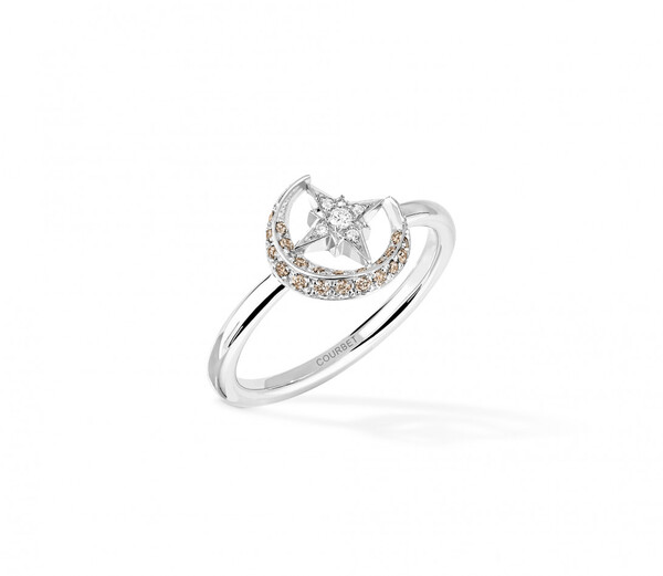 COURBET x EnjoyPhoenix - Bague Galatée en Or Blanc | COURBET