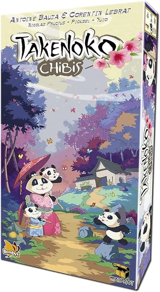 Bombyx | Takenoko - Extension : Chibis (Edition 2022) | Jeu de société | Jeu de Plateau | A partir de 8 Ans | 2 à 4 Joueurs | 45 Min