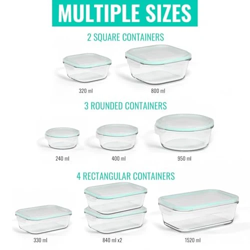 Boîte Alimentaire Hermétique en Verre