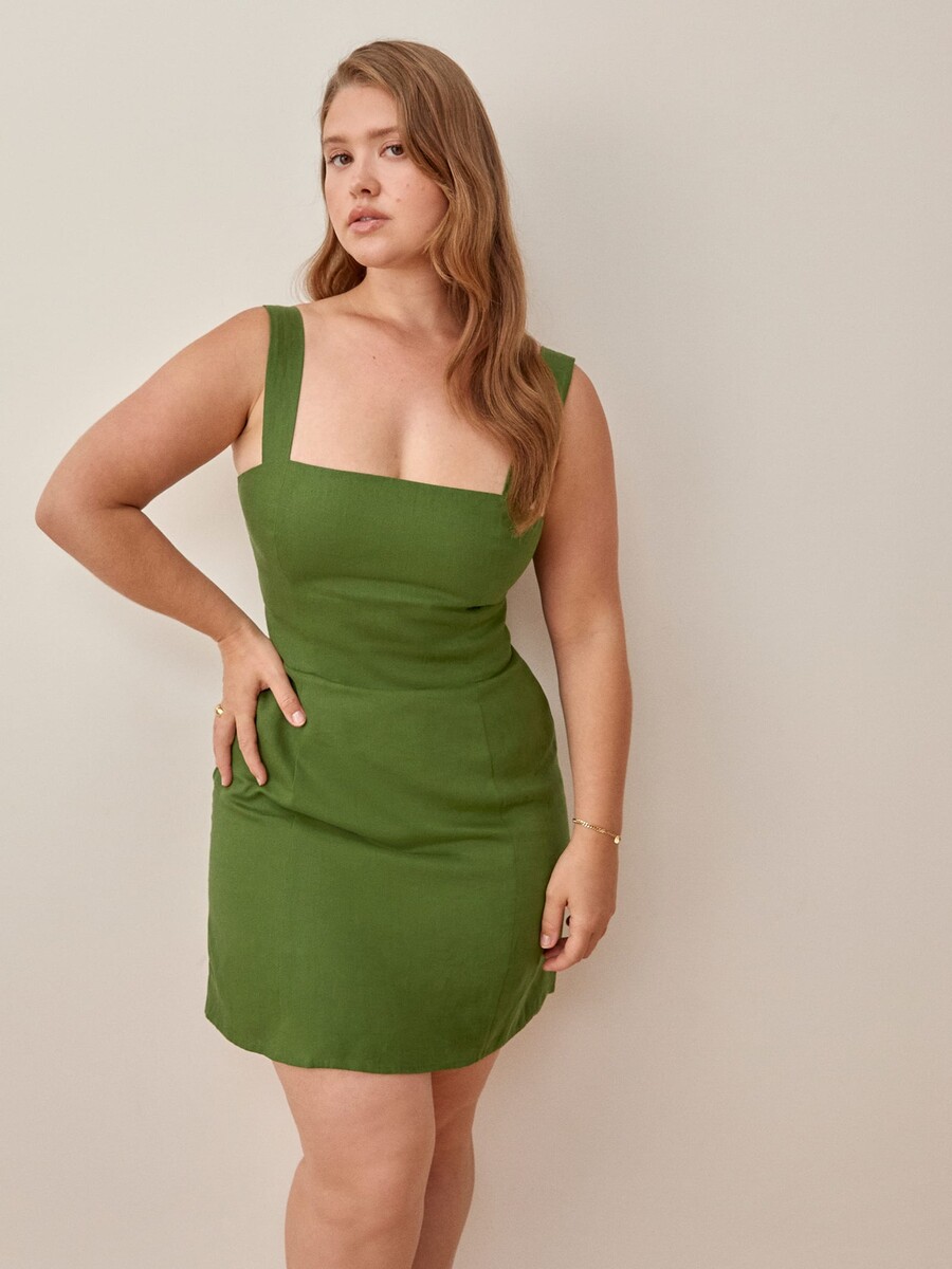 Brigitte Linen Dress