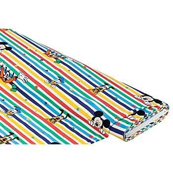 Tissu jersey en coton 'Mickey & Cie.'