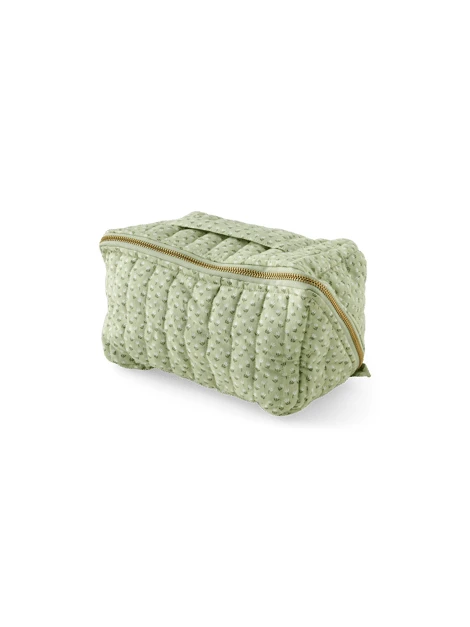 Trousse de toilette | Coton. 24 x 12 x 12 cm. | Moss Green