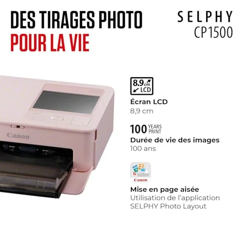 Canon SELPHY CP1500 Imprimante Photo Portable