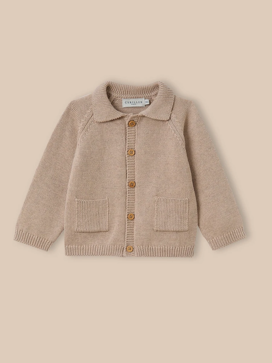 Cardigan col polo Bébé