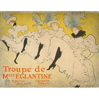Affiche : Troupe de Mademoiselle Eglantine