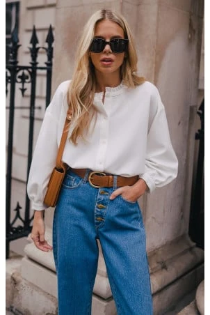 BLOUSE RUFUS BLANC