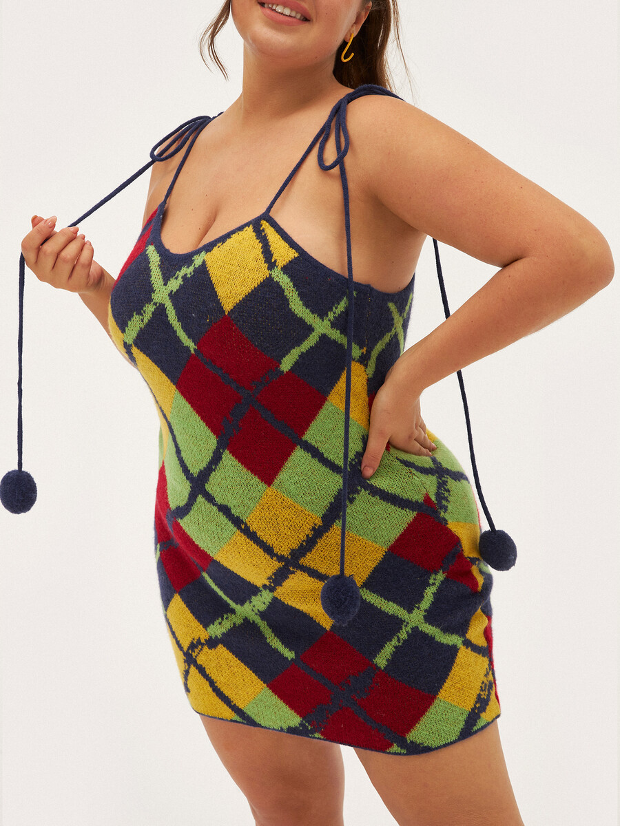 Curve & Plus It's All Fun and Games Mini Dress