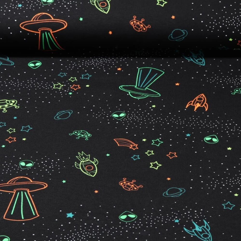 Jersey - Ovnis Noir Fluo