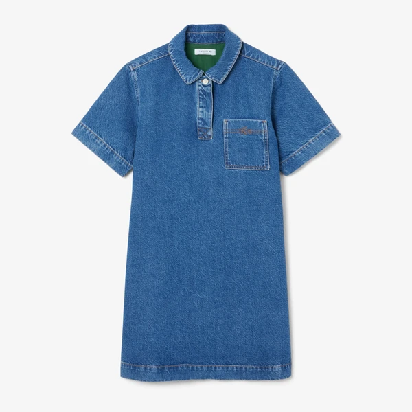 Robe oversize denim de coton