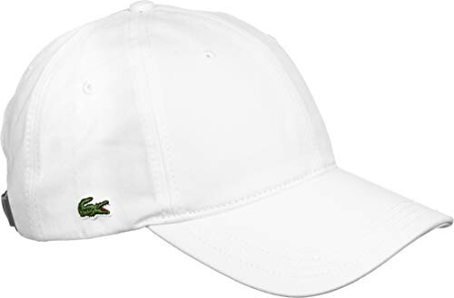 Lacoste RK4709 Casquette, Blanc 001, TU Homme