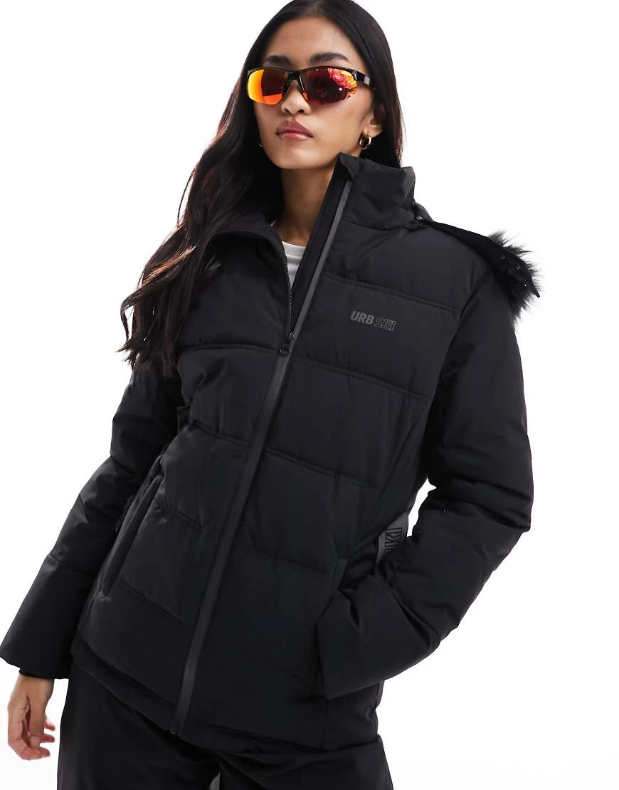 Urban Threads - Veste d'ensemble de ski - Noir