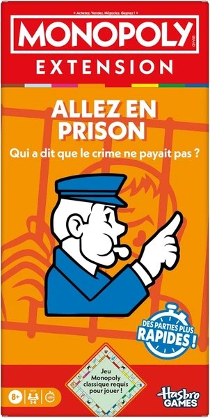 (Amazon.com.be) Monopoly EXTENSION : Allez en prison - Version française