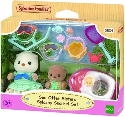 Sylvanian Families - Les sœurs Loutre de mer -Figurines Miniatures - 5804