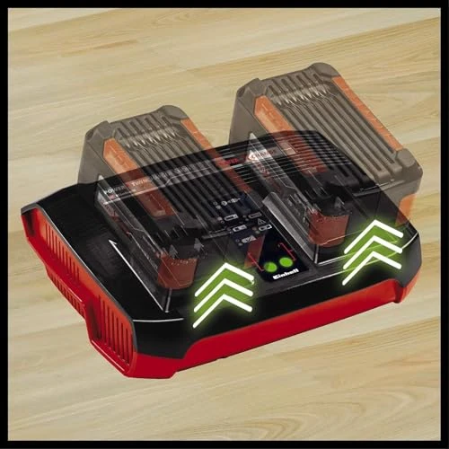 Einhell Chargeur rapide Power-X-Change (indicateur de charge, compatible avec toutes les batteries Power X-change)