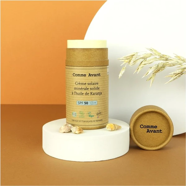 Crème Solaire Minérale Solide SPF50 - Sans Parfum