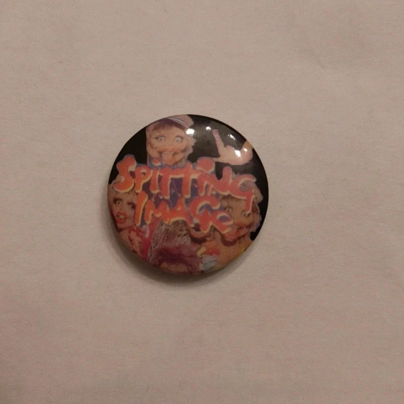 Spitting Image Vintage lapel badge