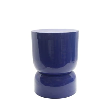 Table d'appoint ronde en métal ø32,5cm - Indigo