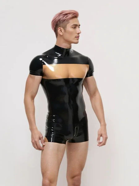 Combinaison de surf courte en latex pour homme