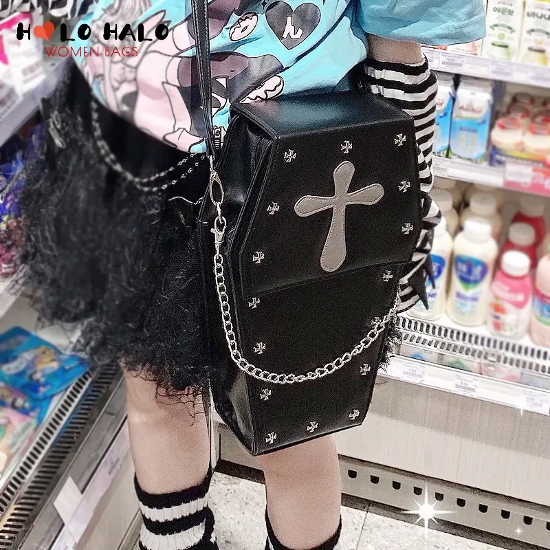 Sac À Dos Style Gothique Punk En Forme De Cercueil - Sacs À Dos - AliExpress