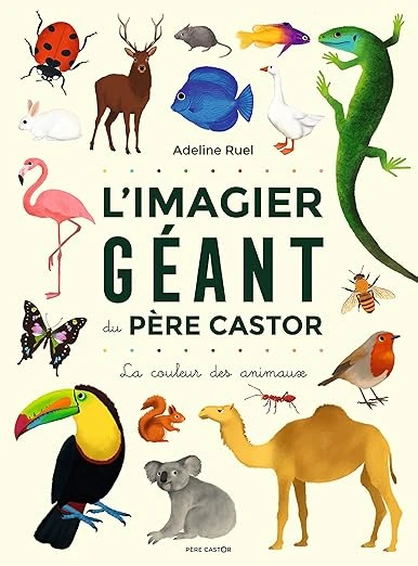 L'Imagier géant du Père Castor: La couleur des animaux Cartonné – Illustré, 4 novembre 2020