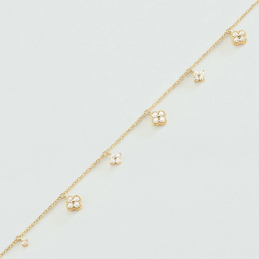 Bracelet souple BELOVED - Cristal / Doré