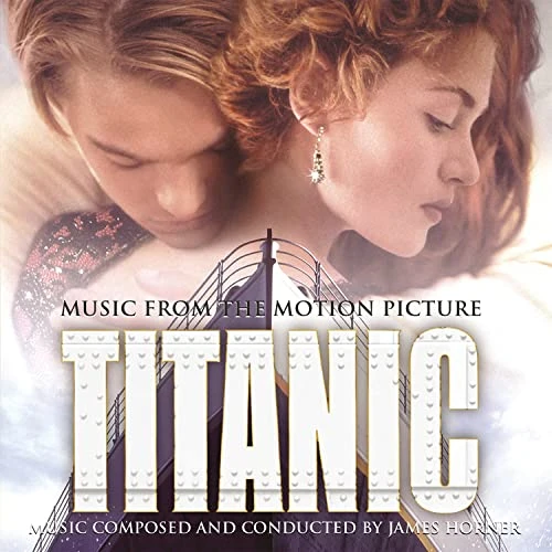 Titanic/Vinyle Argent et Noir Marbre Audiophile 180gr