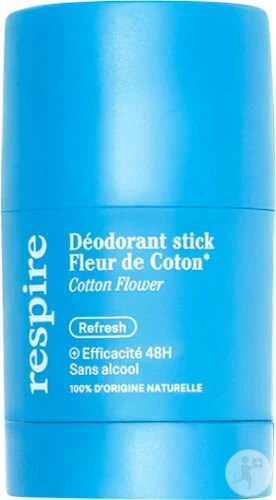 Respire Déodorant 48h Rechargeable Fleur De Coton Stick 50g