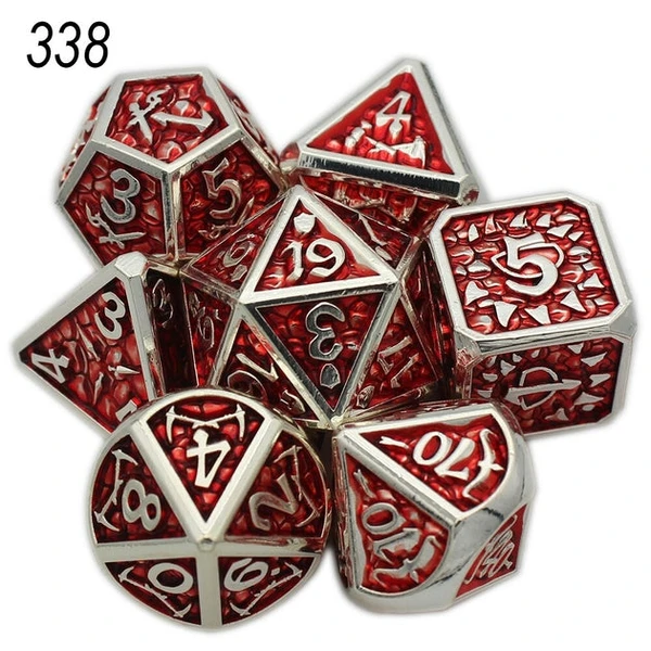 Dés de JDR en Métal Donjons et Dragons