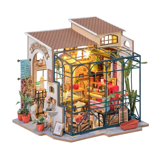 DIY Miniature 3D Emily's Flower Shop - Rolife - 258 pièces