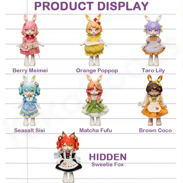 Bonnie Season 2 Sweet Heart Party Series Action Figure BJD Blind Box