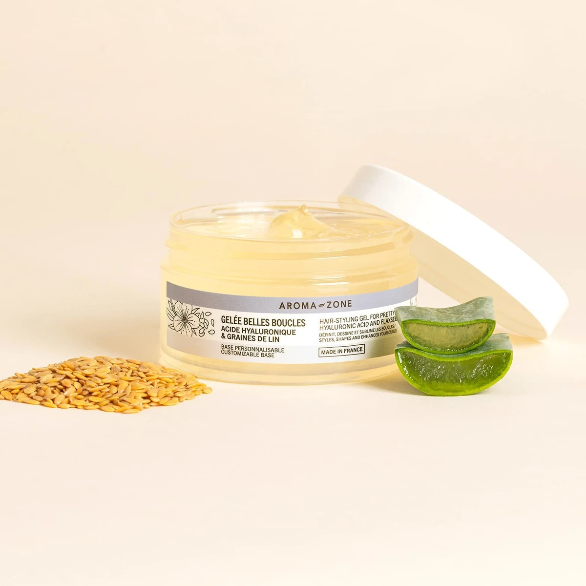 Gelée belles boucles acide hyaluronique et graines de lin