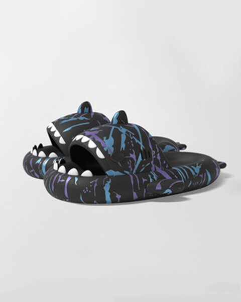 Cyberpunk Shark Slippers