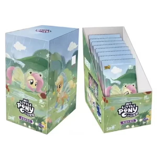 KAYOU Authentique My Little Pony Carte d'Amitié Éternelle Pack Lune Radiante Cartes Flash Dorées Collection Anime Jouets Cadeau - AliExpress 26