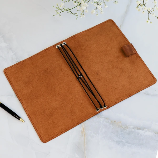 Handmade leather journal cover, Monogrammed journal cover, Personalized refillable journal, Leather bound journal, Custom notebook covers