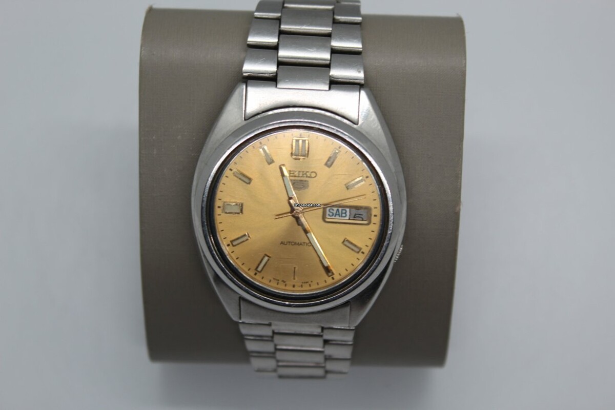 Seiko 5 7009 3040 Gold Dial for $108 for sale from a Seller on Chrono24