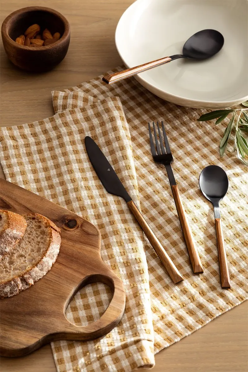 Couverts Effet Bois 16 pièces Priya